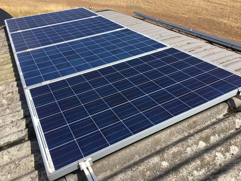 Solar panels help to reduce our carbon foot print.