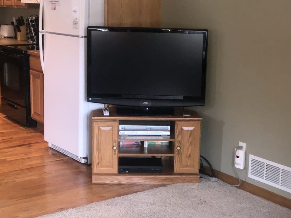Flat screen tv in living room