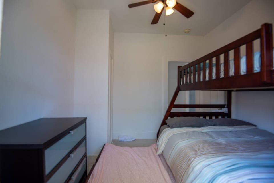 Single over Full Bunk with Single Pull-out Trundle shown out