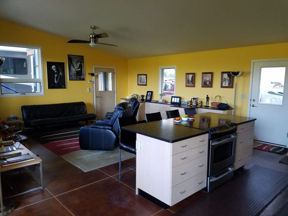 Living room from the dining area.