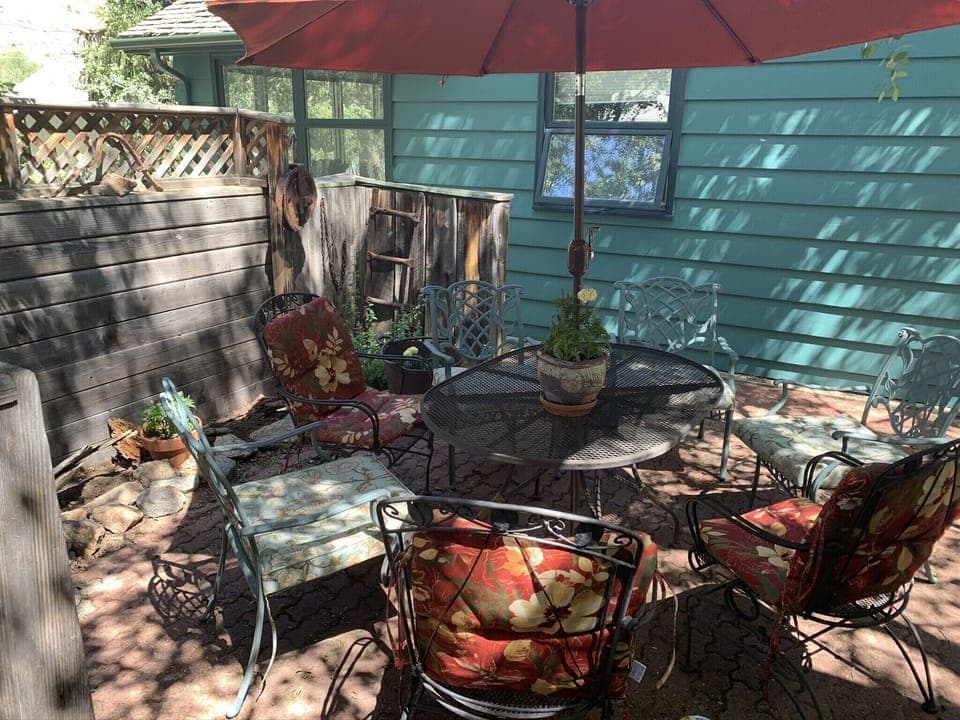 Relax on patio