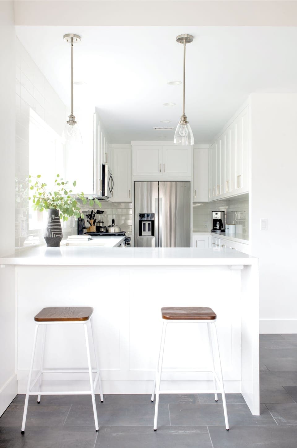 Kitchen and counter.