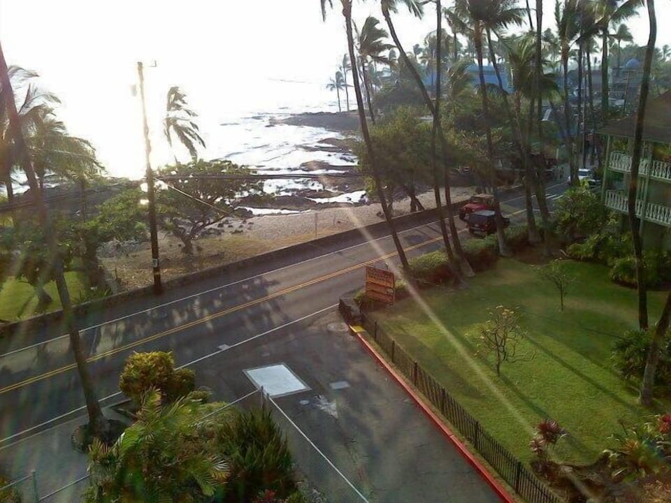 Beach to the right of the property. This view is from building walkway, not unit