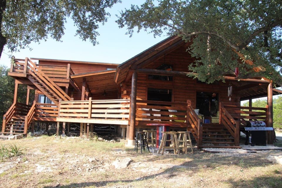 Plenty of deck seating to relax