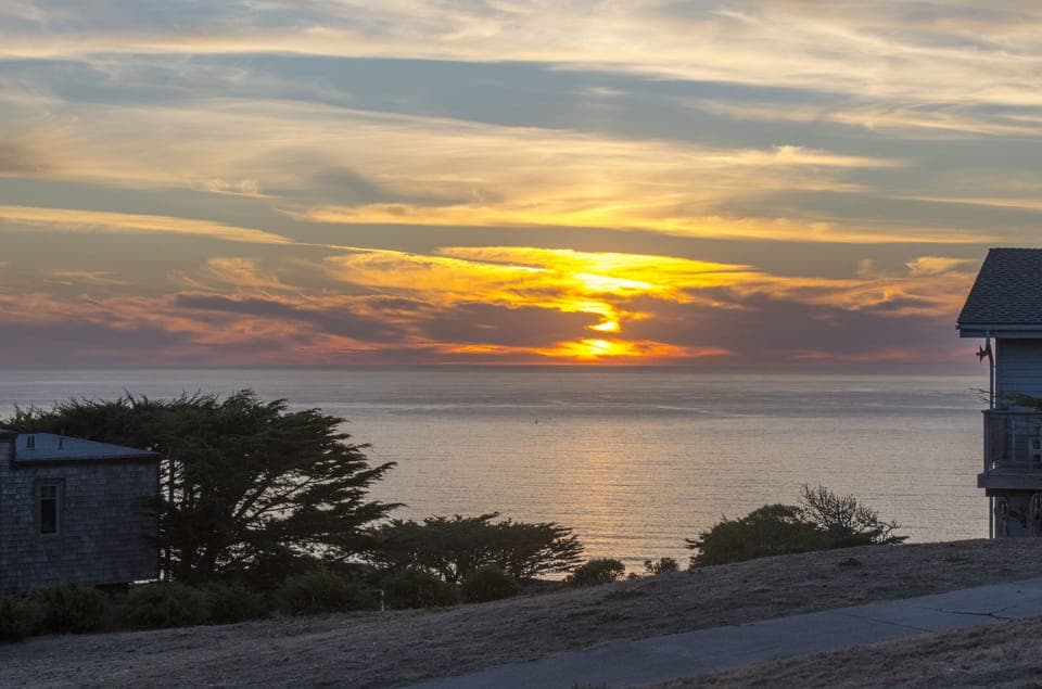 A gorgeous sunset in Dillon Beach