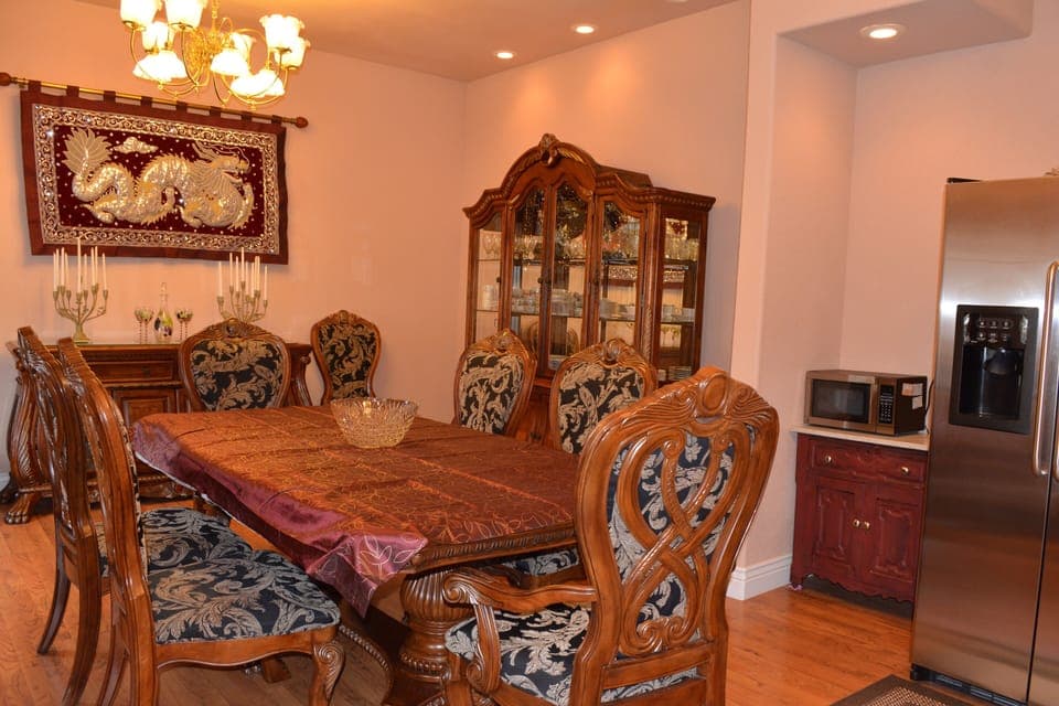 furnishings are above par in every room