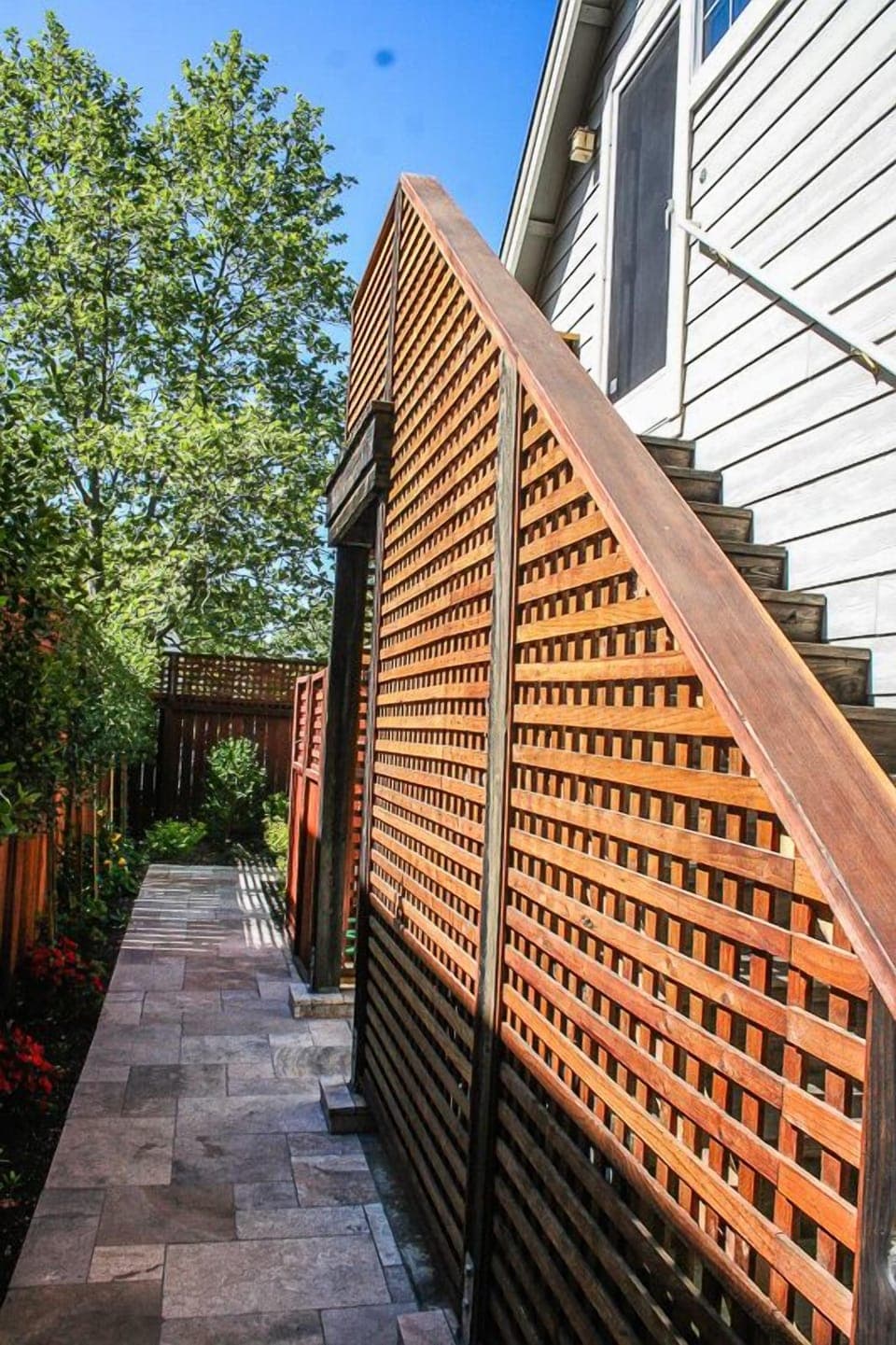 Walkway to Private Patio

