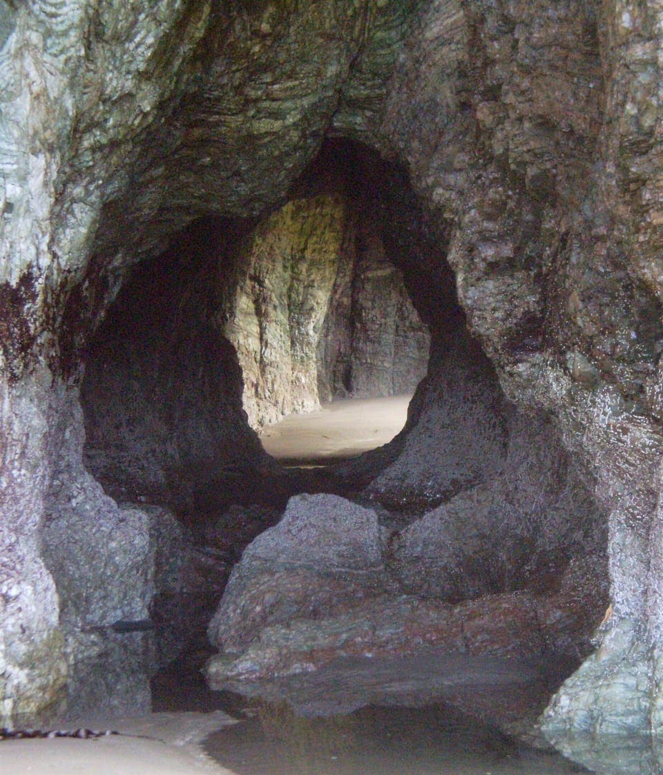Geologically significant Rainbow Rock Cave