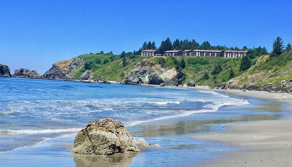 Hillside view of our complex