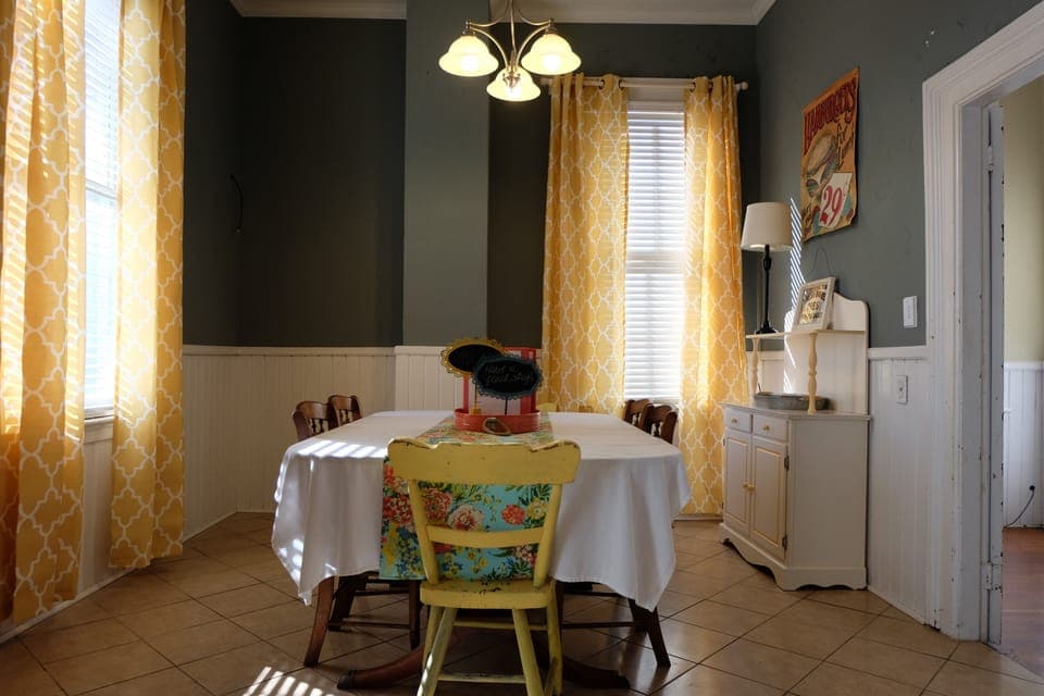 Breakfast Room with dining table that sits 6