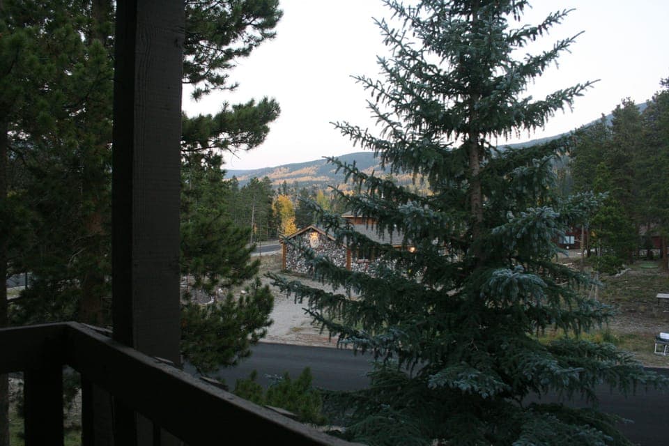 View from deck