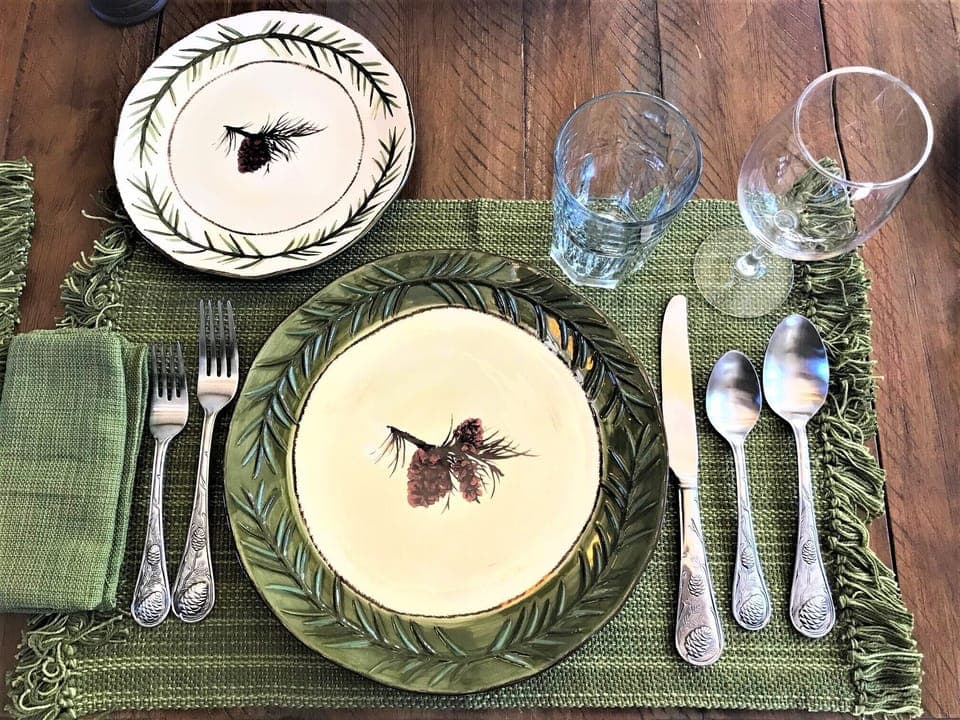 Beautiful full place settings for your use