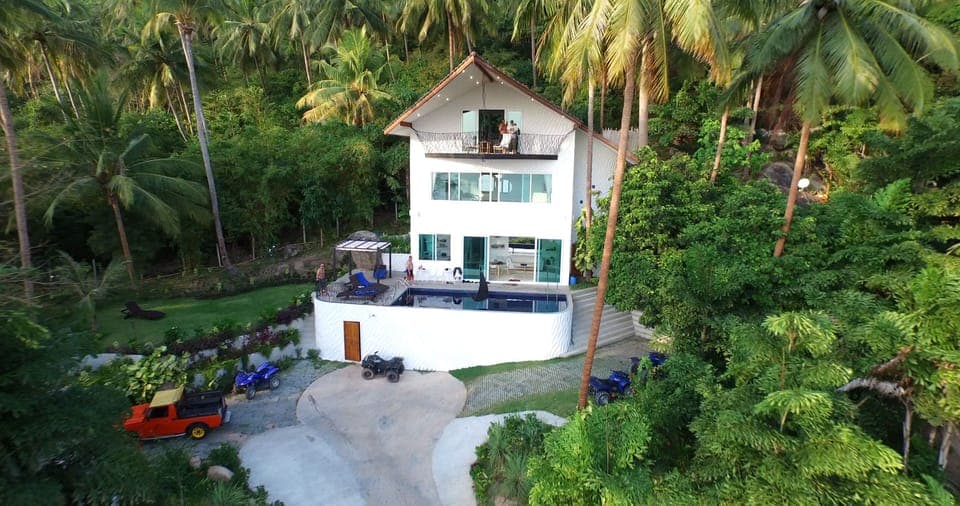 The "Gardenia" villa at Monkey Flower Villas, Koh Tao, Thailand
