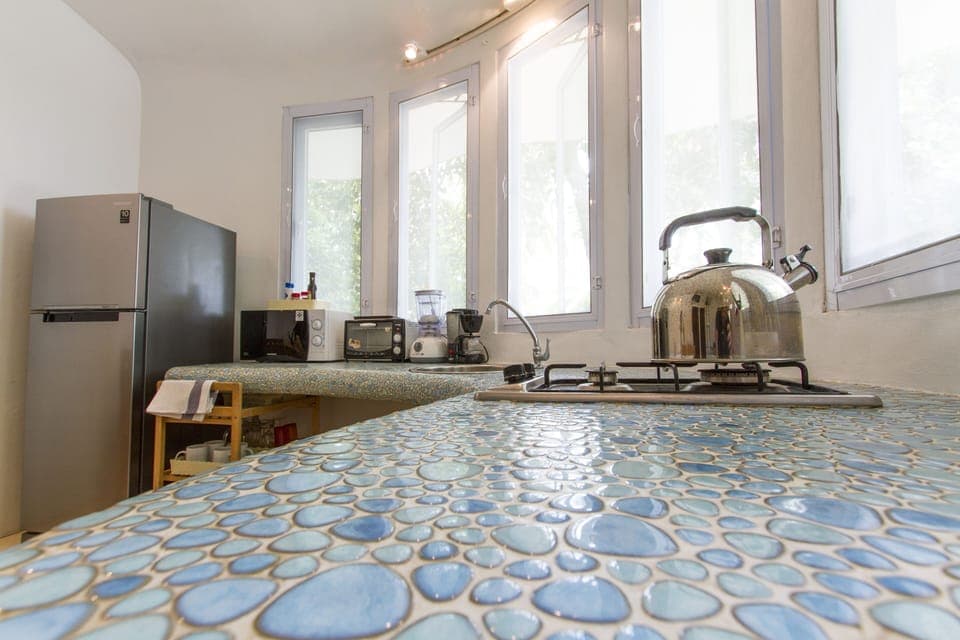 The "Bougainvillea" kitchen is well equipped...