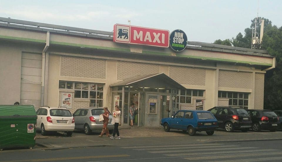 market NON STOP (200 m away from the apartments)