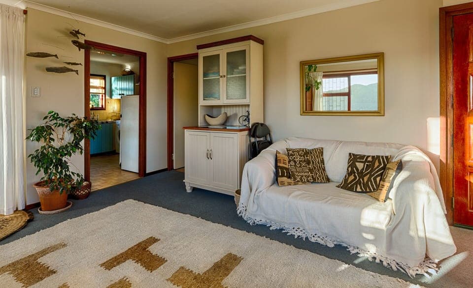 Sleeper couch in living room