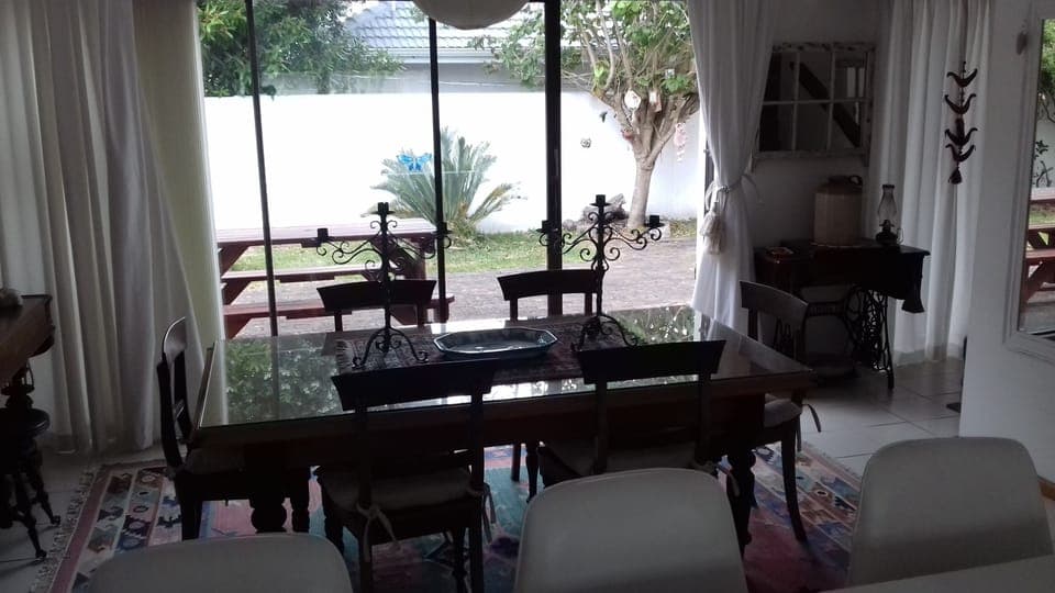 Dining area downstairs.