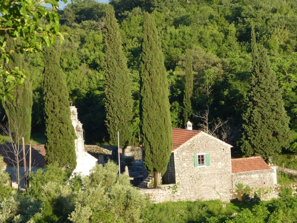 Sveti Archangel Michael - the main village church  and old village school