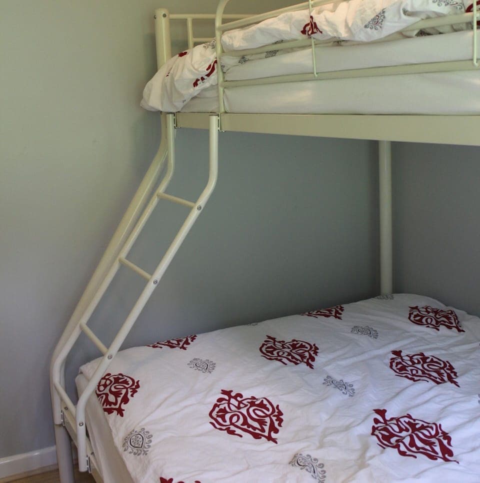 Second Bedroom, double and single bunks