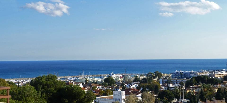View of the Marina Benalmádena Costa from the balconies