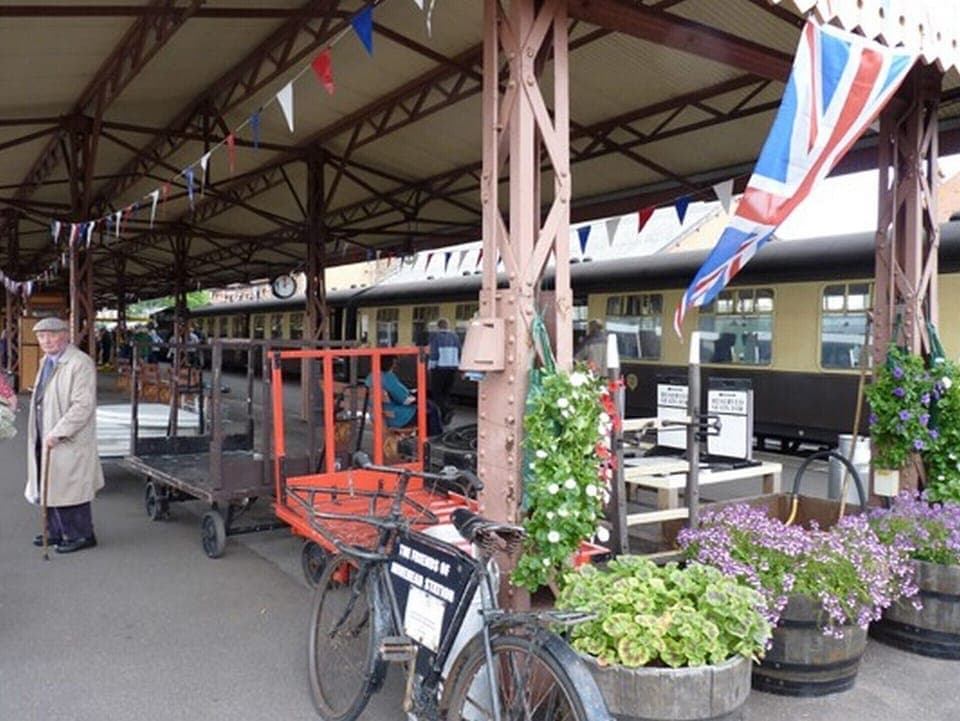 Minehead home of West Somerset Steam Railway.