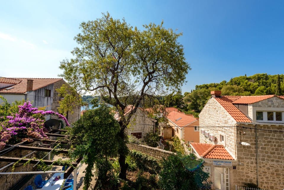 View from the top floor balcony 