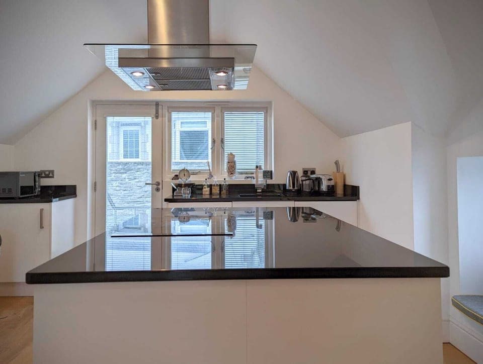 Modern kitchen amenities 