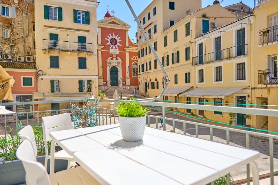 Casa Spilia Corfu Town View