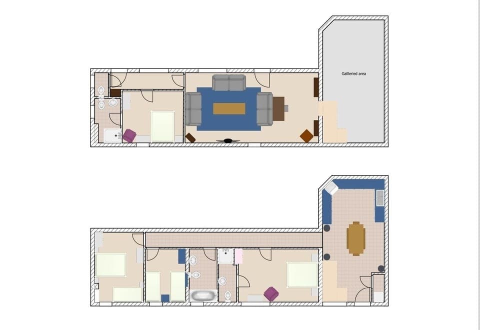 Floorplan to help you familiarize yourself with the layout of this large barn
