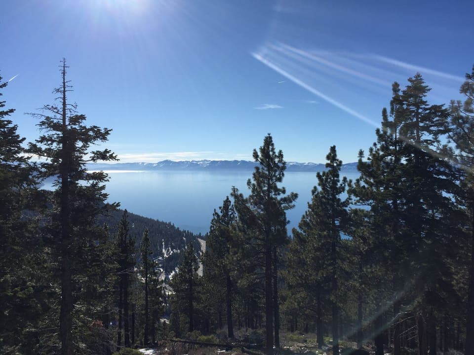 Top of Snowflake Lodge at Diamond Peak Ski Resort