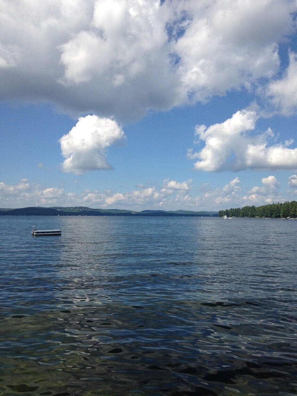 View from shore