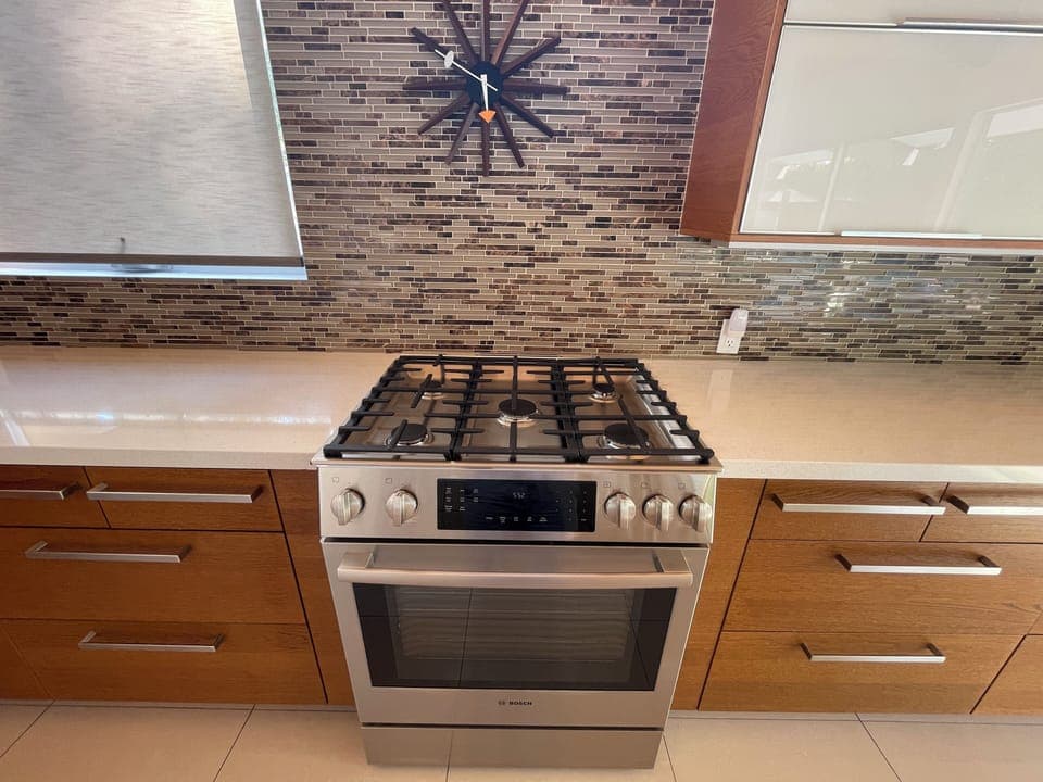 5 burner gas range