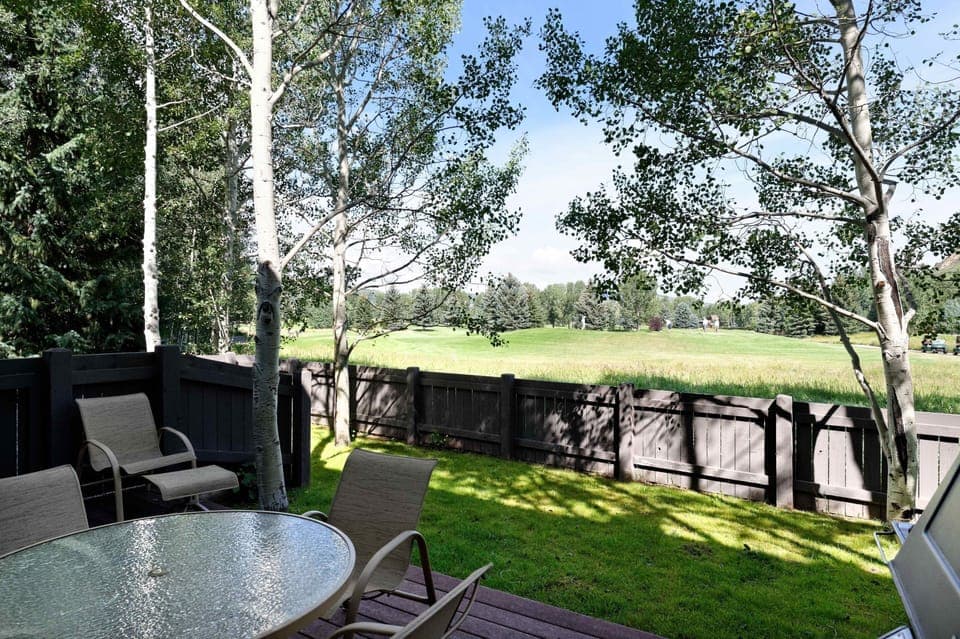 Golf course from back patio