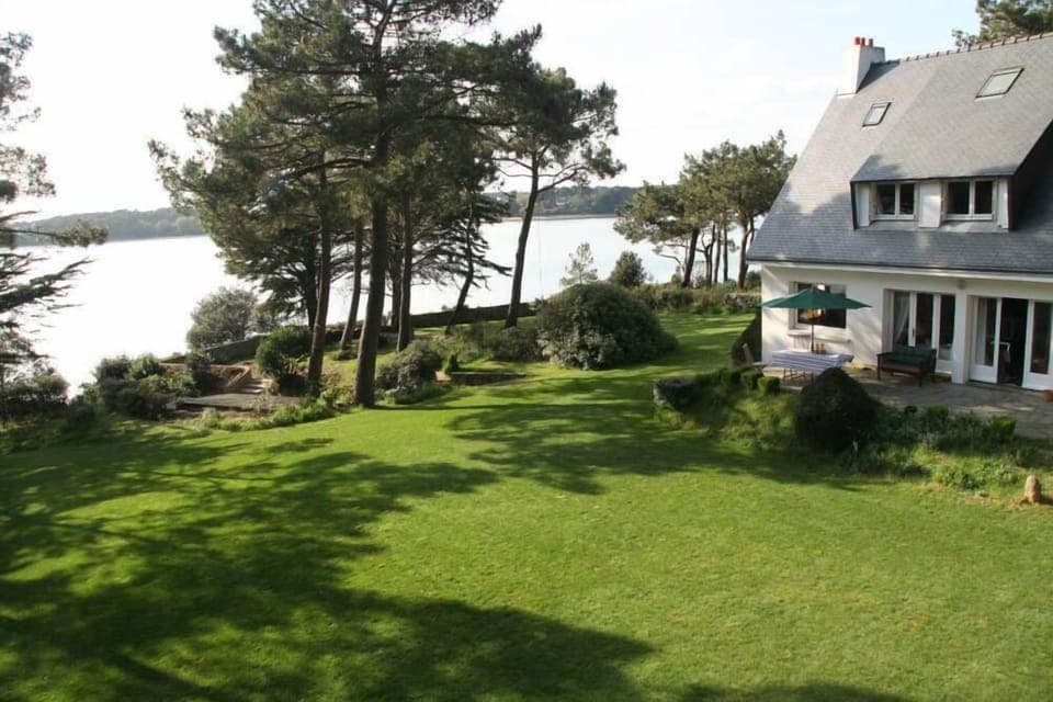 The terrace from the house