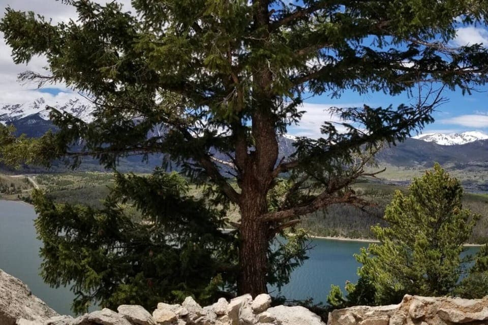 Panorama of the view from sapphire point 