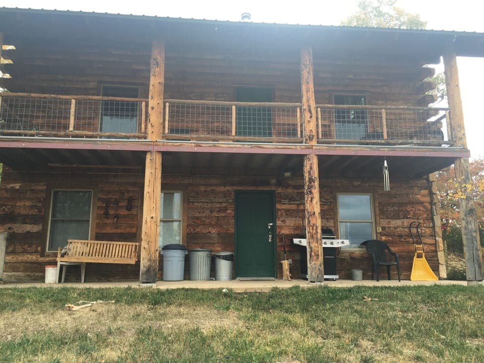 Lower Unit is the cabin.  Upper is the owners quarters