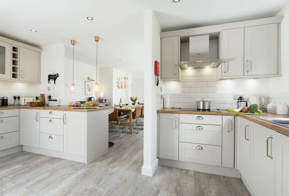 Ground floor: Deceptively spacious kitchen