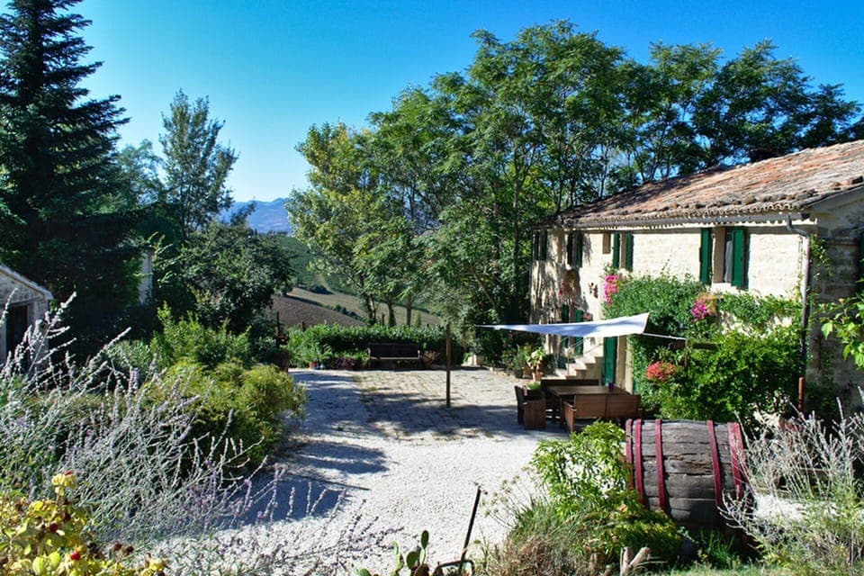 A place to dream with view on the winehills.