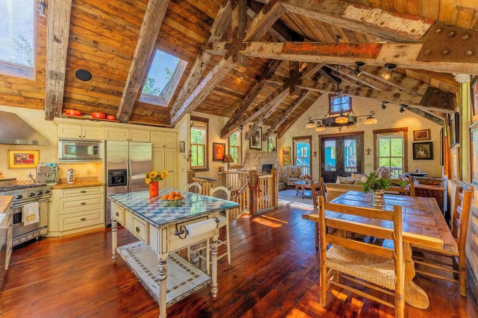 Kitchen. Dining. Living Room