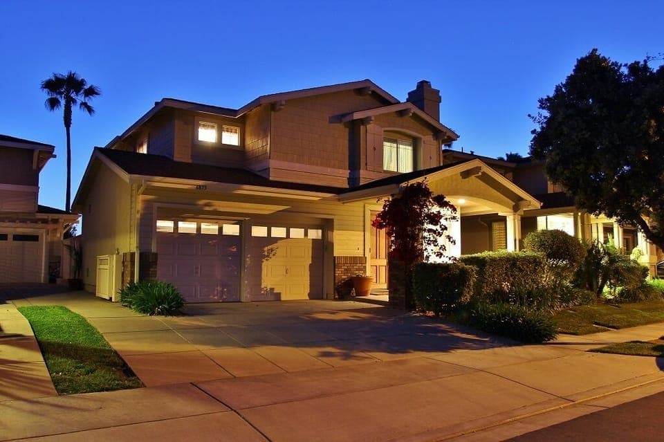 Front exterior of our Carlsbad beach house - 400 steps to South Carlsbad Beach