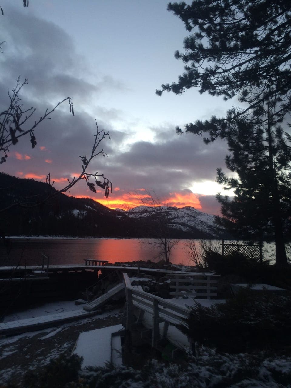 Sunset view from Jacuzzi
