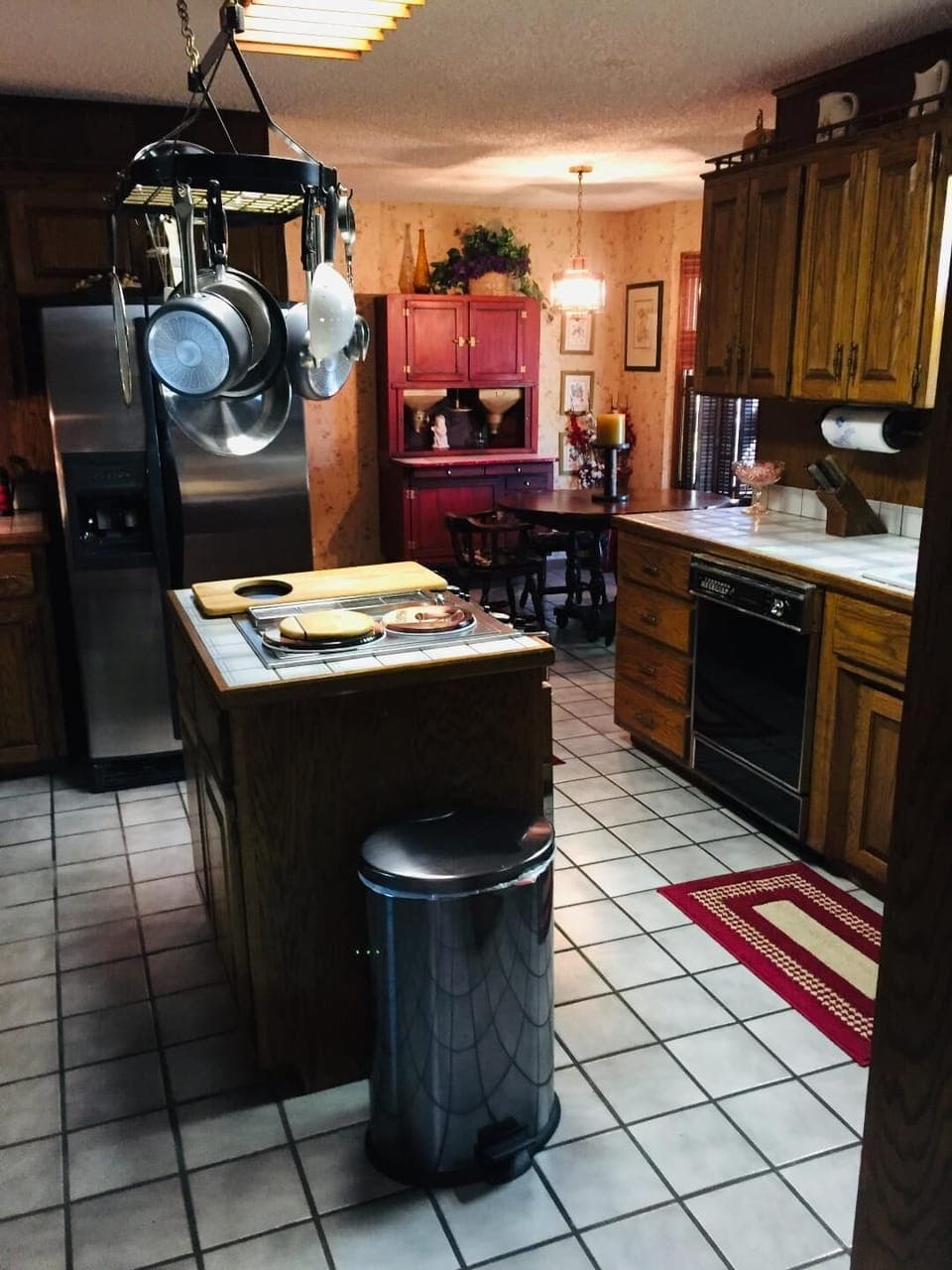 Entry into Kitchen with breakfast nook. 