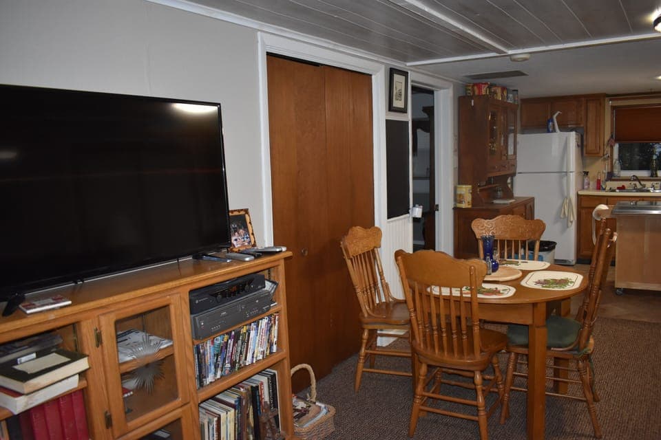48 “ Roku Smart TV so bring your net flicks and other account info with you 