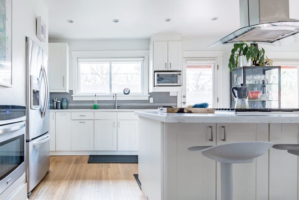 Light filled kitchen