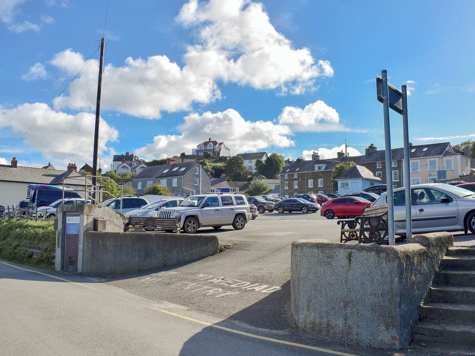 Car park a few yards away from the property | Seadrift, New Quay