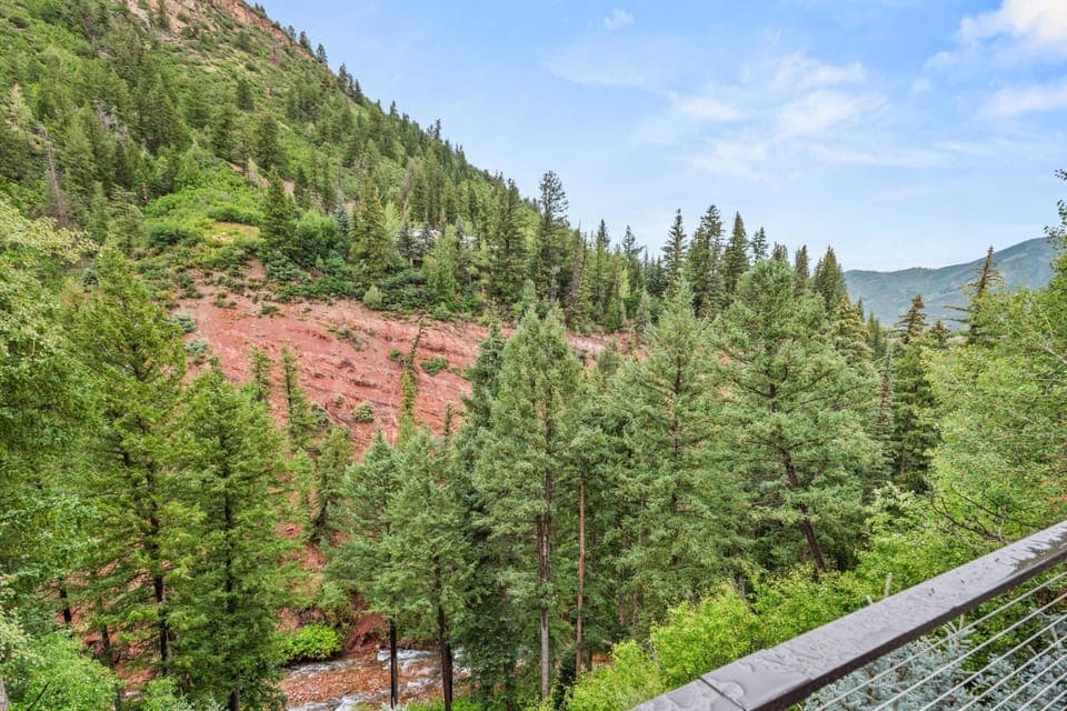 The relaxing sound of Maroon Creek is so wonderful to hear when enjoying time out on the back deck.