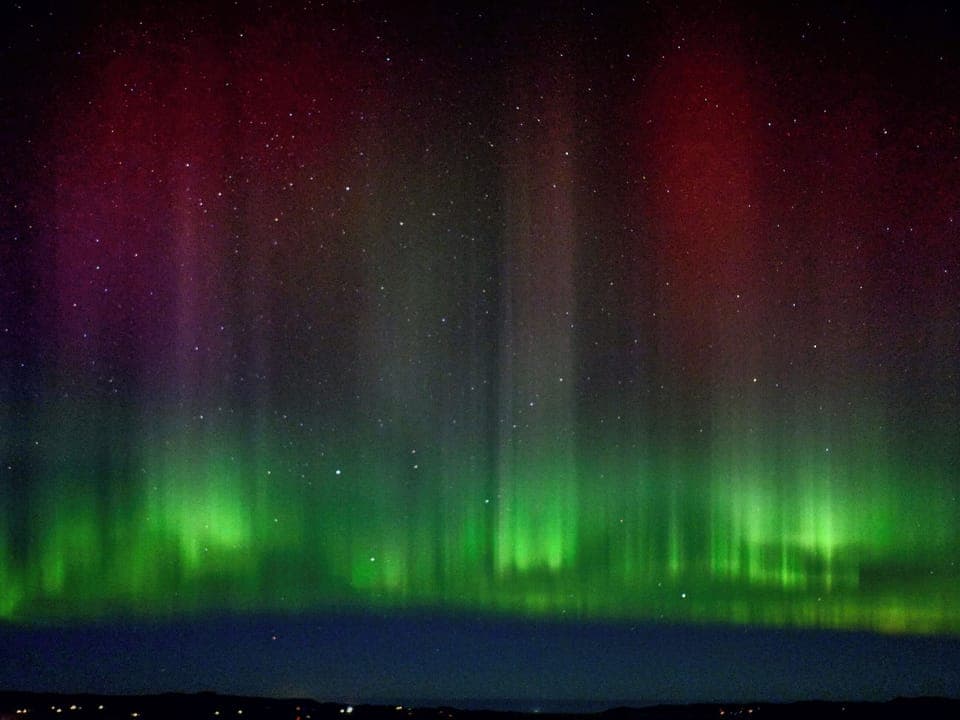 Aurora viewed outside | Am Bothan, Naast, near Poolewe