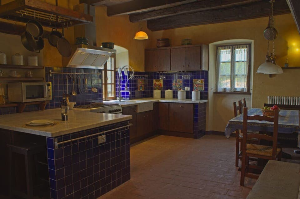 A huge, fully loaded kitchen at your disposal for delicious home-cooked meals.