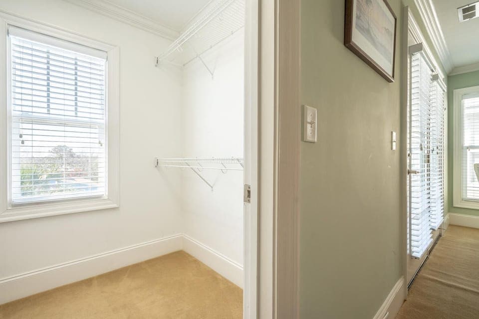 Carolina Blue-Master Bedroom Walk In Closet