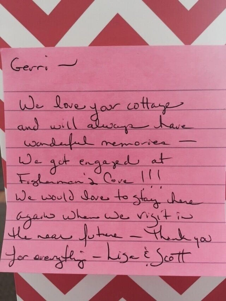 Our guests love our romantic cottage.